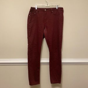 Maroon Aeropostale High Waisted Jeggings
